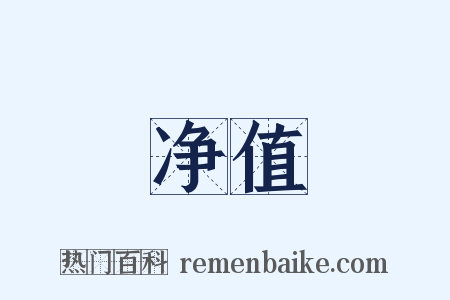 净值是什么意思的图片